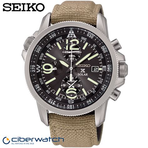 Reloj Seiko Prospex Solar Crono Alarma SSC293P1 Ciberwatch