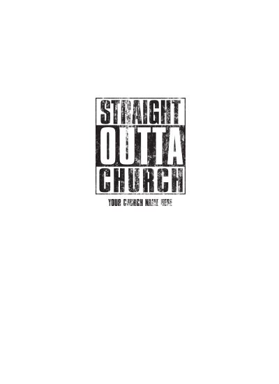 Straight Outta Church Ministry Gear