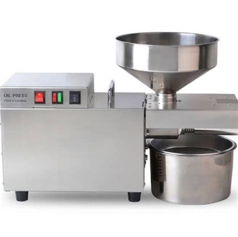 Silver Single Phase Standard Domestic Oil Extractor Machine 3 6 Kg