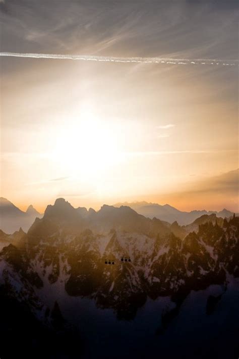 0rient Express Sunrise On The Grandes Jorasses By Tristan Shu