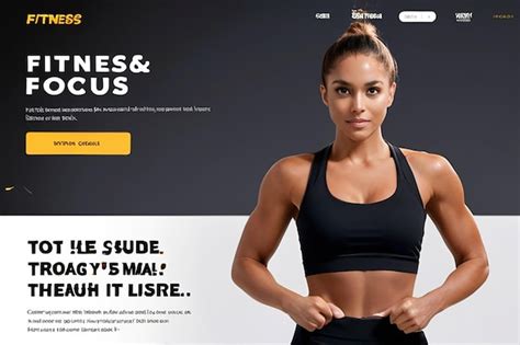 Premium Photo Fitness Focus