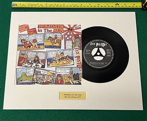 The Sex Pistols Sex Pistols Holidays Mounted Record Vinyl