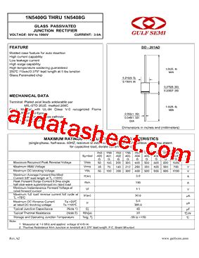 N G Datasheet Pdf Gulf Semiconductor