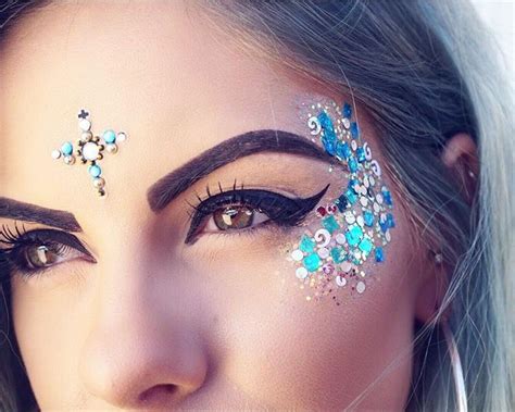 Pin On Festival Makeup And Glitter