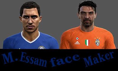 Pes Facepack By M Essam Face Maker De Tutorial Pes Mod