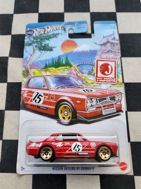 Hot Wheels J Imports Nissan Skyline Ht Gt X Red Kustomkollector