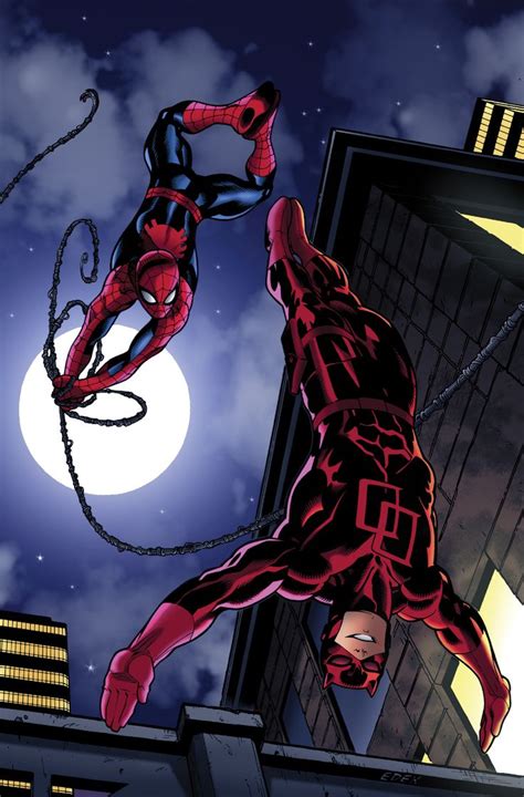 Spider Man And Daredevil Colors Sample By Adrieldallavecchia On