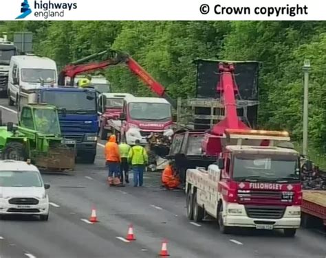 M6 Long Delays Live As Lorry Fire Sparks Rush Hour Chaos Near