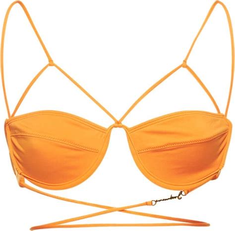 Jacquemus Le Haut De Maillot Signat Bikini Top Shopstyle Two Piece