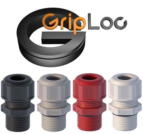 Griploc Long Thread Nylon Cable Glands Remora Electrical Limited