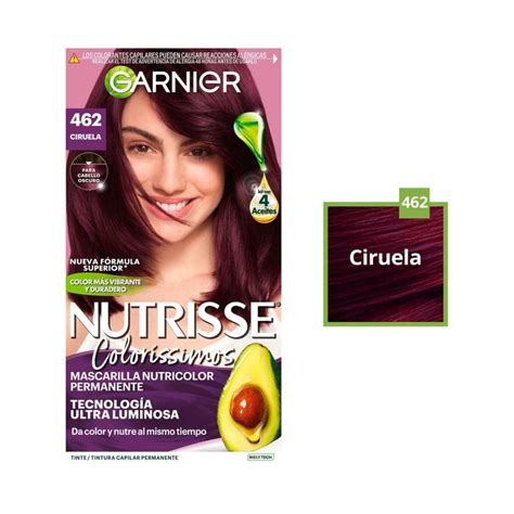 Tinte para cabello Garnier Nutrisse coloríssimos 462 ciruela Walmart