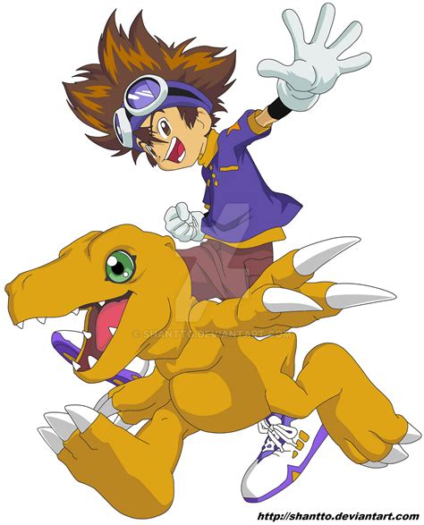 Yagami Taichi And Agumon By Shantto On Deviantart