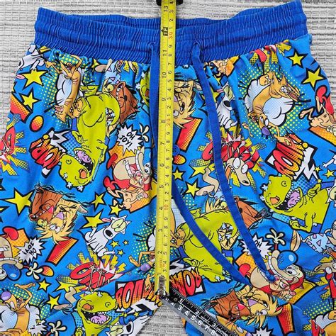 Nickelodeon Mens S Ren And Stimpy Gym Sleep Shorts Lo… Gem