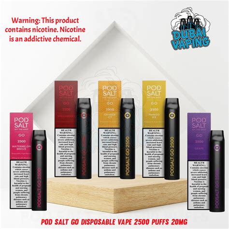 New Pod Salt Go Disposable Vape Puffs Mg