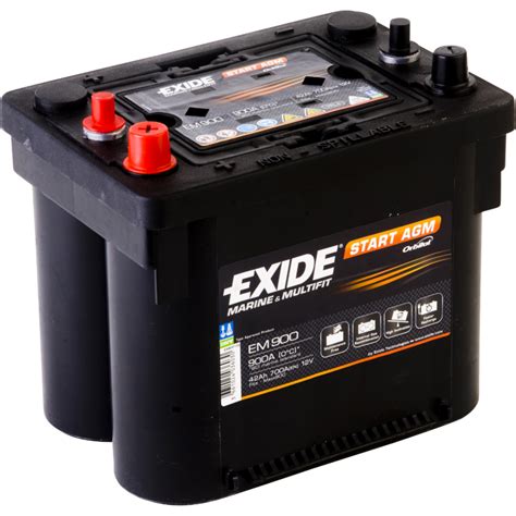 Batería Exide EM900 12V 42Ah AGM