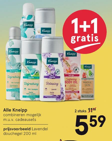 Kneipp Bodylotion Douchegel Folder Aanbieding Bij Etos Details