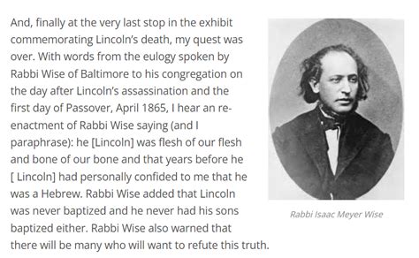 Second City Bureaucrat On Twitter Rabbi Isaac Wise Is The Source Of