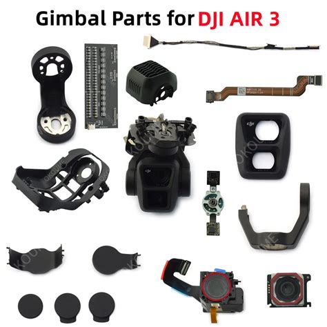 Original Gimbal Parts For Dji Air 3 Drone Gimbal Camera Frame Cover Ptz Signal Flex Cable Roll