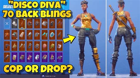 NEW DISCO DIVA SKIN Showcased With 70 BACK BLINGS Fortnite Battle