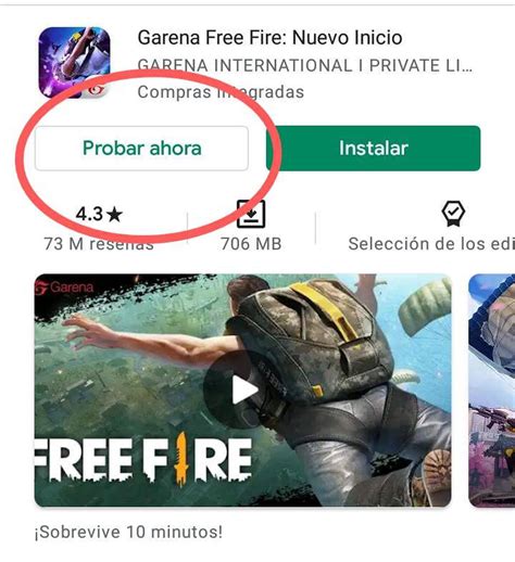 Free Fire cómo jugar sin descargar el título en tu celular y desde