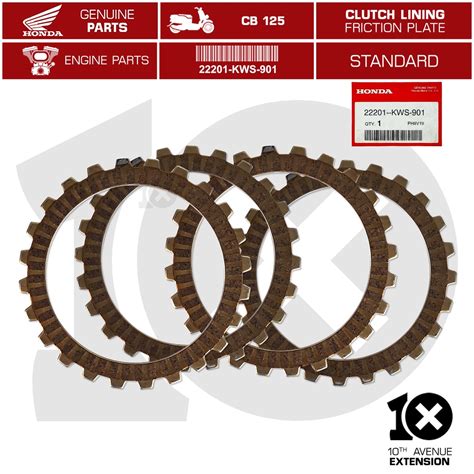 Thx Honda Genuine Clutch Lining Set Friction Plate Kit Part No