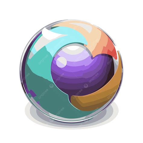 The Firefox Logo In A Purple Vector A Simplistic Colorful Icon Of