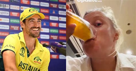 Alyssa Healy Clarifies Whether She Celebrated With Beer After Mitchell