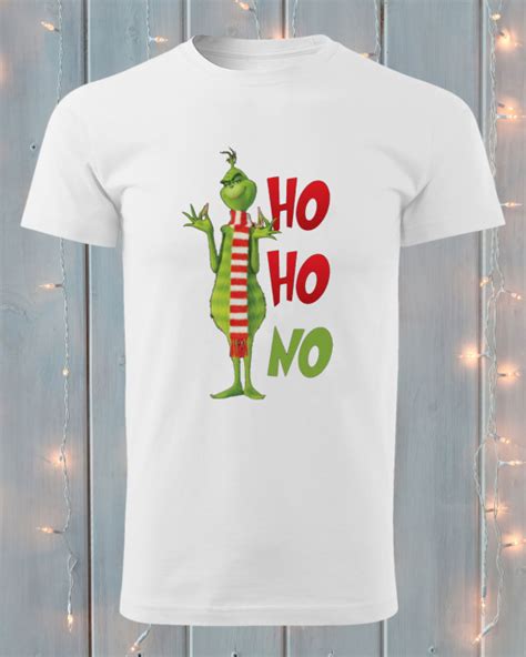 Tricou Personalizat De Craciun Ho Ho No Grinch