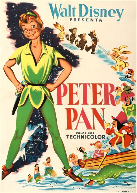 Peter Pan Película De Peter Pan Pelis De Dibujos Carteles De Cine