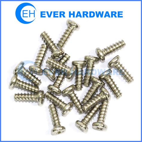 Self Tapping Screws For Plastic Pan Phillips Head Flat Tip Stainless Steel Pass