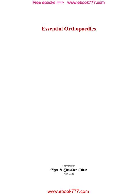 Essential Orthopaedics Maheshwari 3
