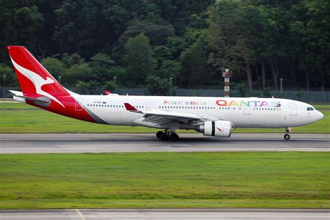 Qantas Airbus A330 200 Vh Ebl Pride Is In The Air Flickr