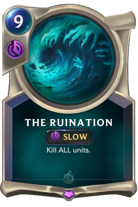 The Ruination Liquipedia Legends Of Runeterra Wiki