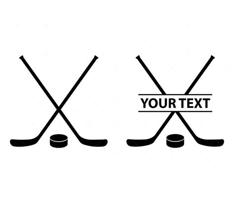 Crossed Hockey Sticks Svg Png Pdf Hockey Puck Hockey Sticks Svg