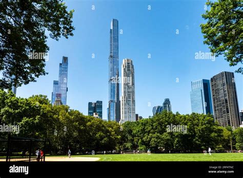 Super Tall Skyscrapers Dominate Midtown Skyline As Seen From Central