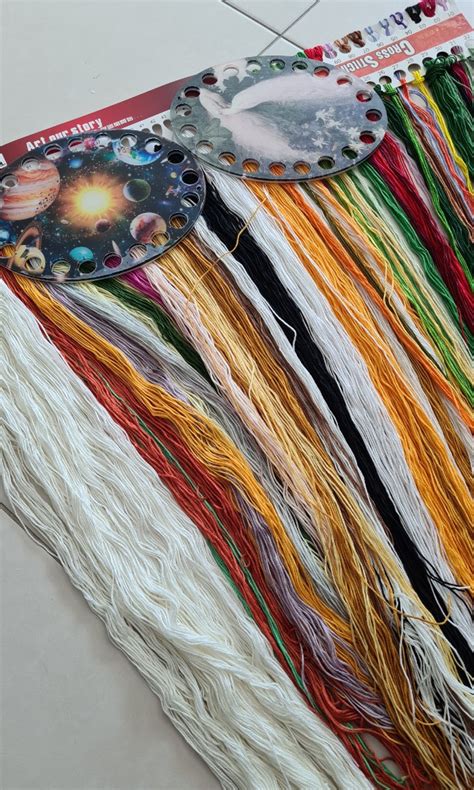 cross stitch thread set  hobbies toys stationery craft craft