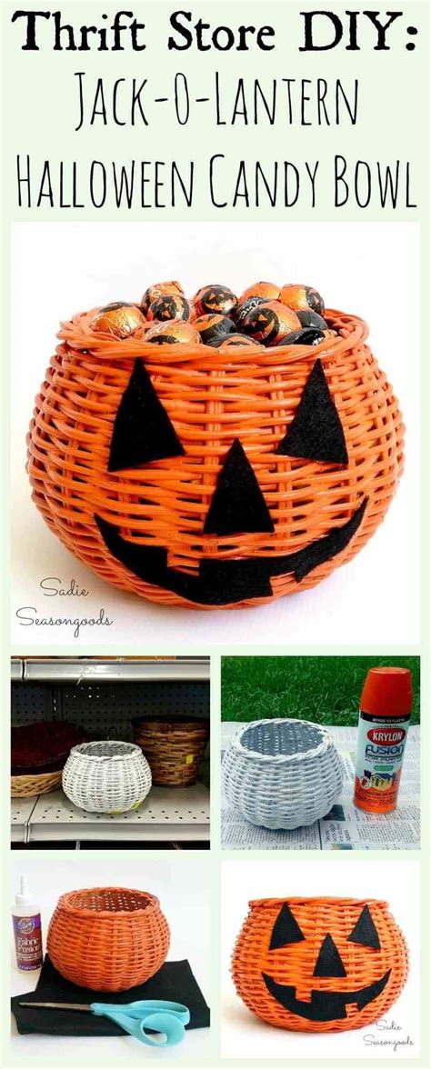 Halloween Candy Basket | Inexpensive halloween crafts, Halloween ...