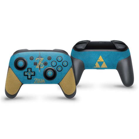 The Legend Of Zelda Botw Champion Blue Nintendo Switch Pro Controller