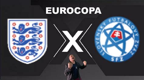 INGLATERRA X ESLOVAQUIA AO VIVO EUROCOPA 30 06 2024 REACT YouTube