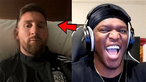 KSI Laughs At Lionel Messi Losing At World Cup YouTube