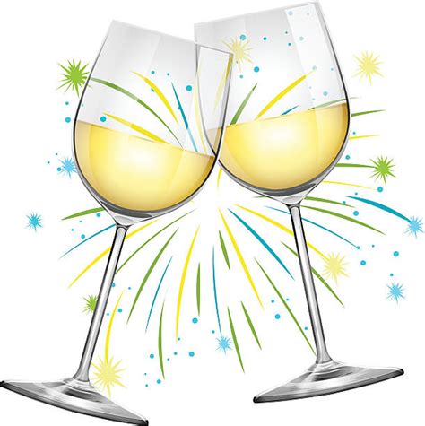 Royalty Free Wine Glasses Cheers Clip Art Vector Images