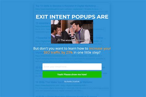 Exit Intent Popup Examples That Convert With Templates