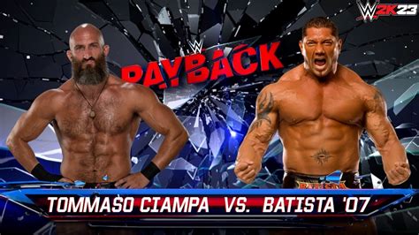 Full Match Batista Vs Tommaso Ciampa Payback Wwe K Youtube