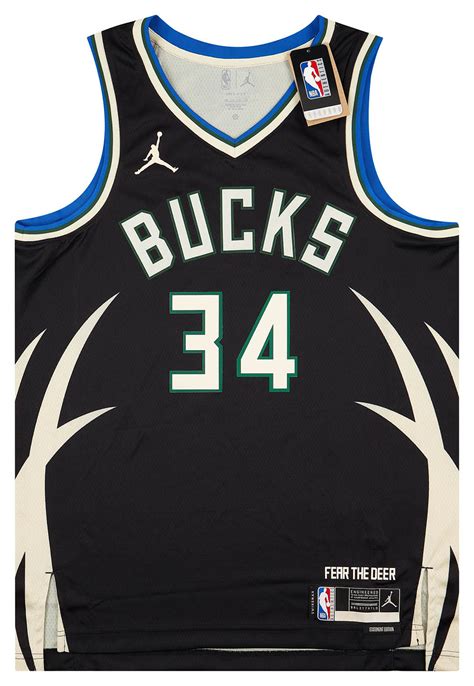 2022 23 Milwaukee Bucks Antetokounmpo 34 Jordan Swingman Alternate