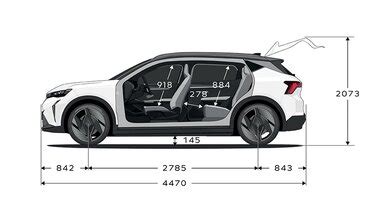 Dimensions Scenic E Tech Electric Renault