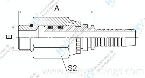 SAE O Ring Boss Swivel Male China Manufacturer