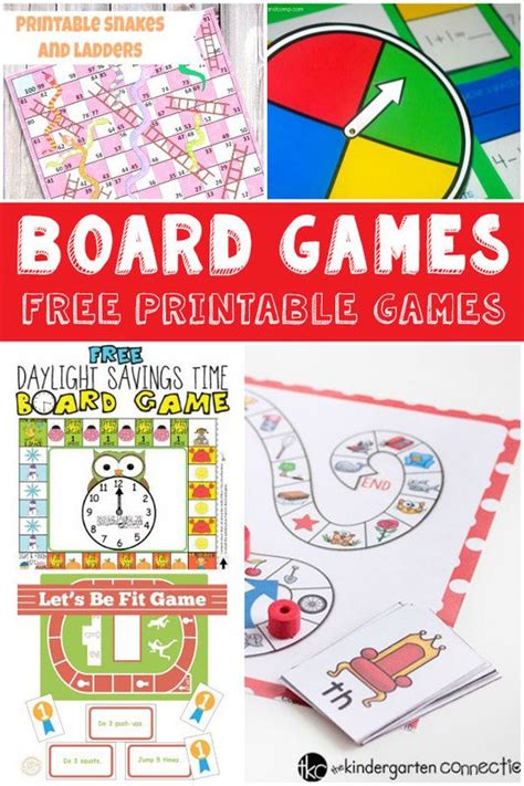 Fun and free printable board games – Artofit