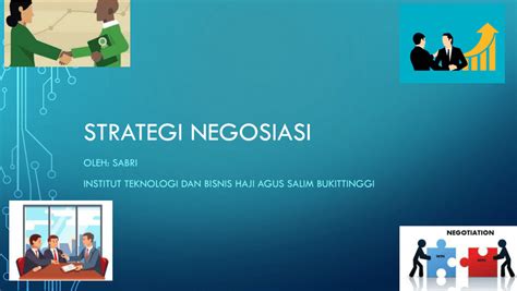 PDF MATERI STRATEGI NEGOSIASI