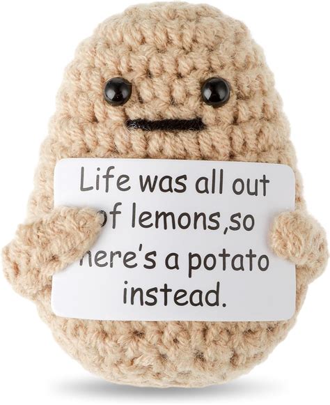 Amazon Grevosea Mini Funny Positive Potato 3 Inch Positive Potato