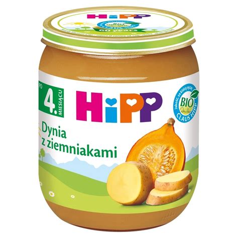 HiPP BIO Dynia z ziemniakami po 4 miesiącu 125 g Zakupy online z